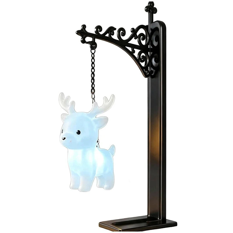 Frost the Fawn design - Hollow Light bookend lantern