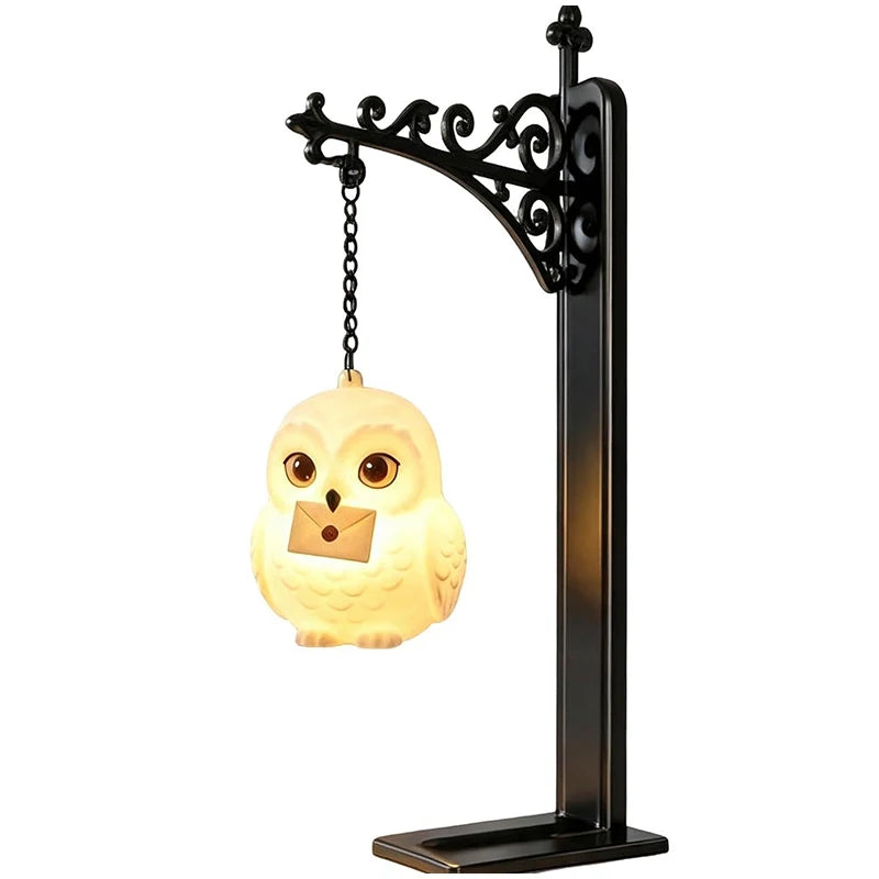 Hush the Owl design - Hollow Light bookend lantern
