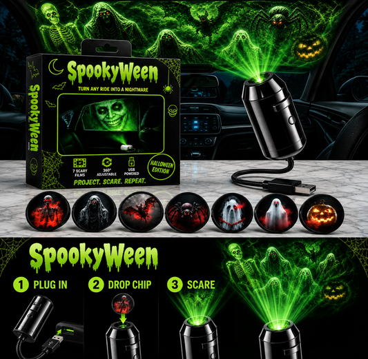 USB Halloween Ghost Projector