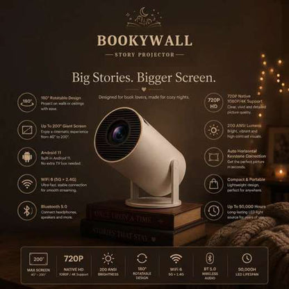 BookyWall Story Projector - proyector de historias para pared