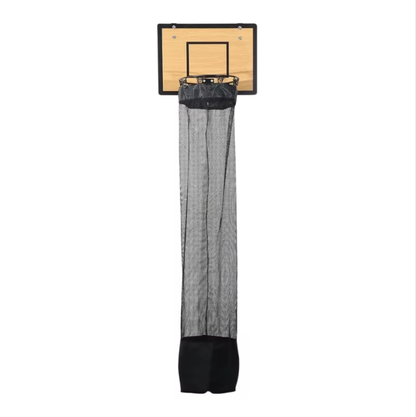 Slam Hamper - basketball hoop laundry hamper mounted on a door